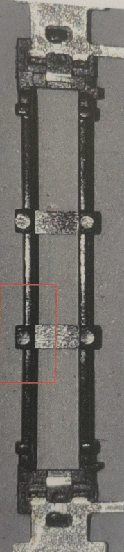 頂針位置不平的缺陷圖片 頂針位置不平的缺陷圖片